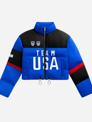 Off Season Team USA Blue Cropped Jacket