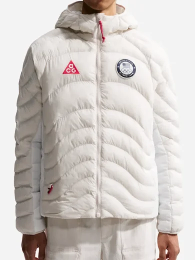 Olympic 2026 Ellie Kam White Jacket