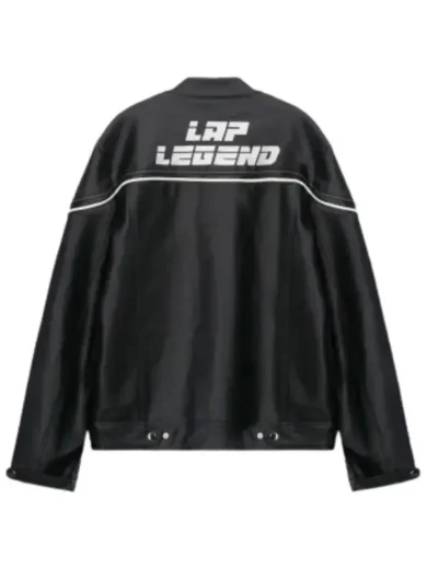 RTA Racing Black Leather Jacket