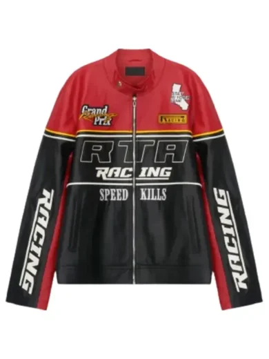 RTA Racing Red Leather Jacket