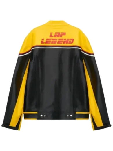 RTA Racing Yellow Leather Jacket