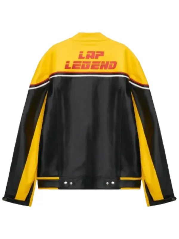 RTA Racing Yellow Leather Jacket