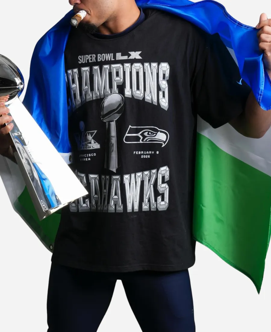 Seahawks Super Bowl LX Champions T-Shirt