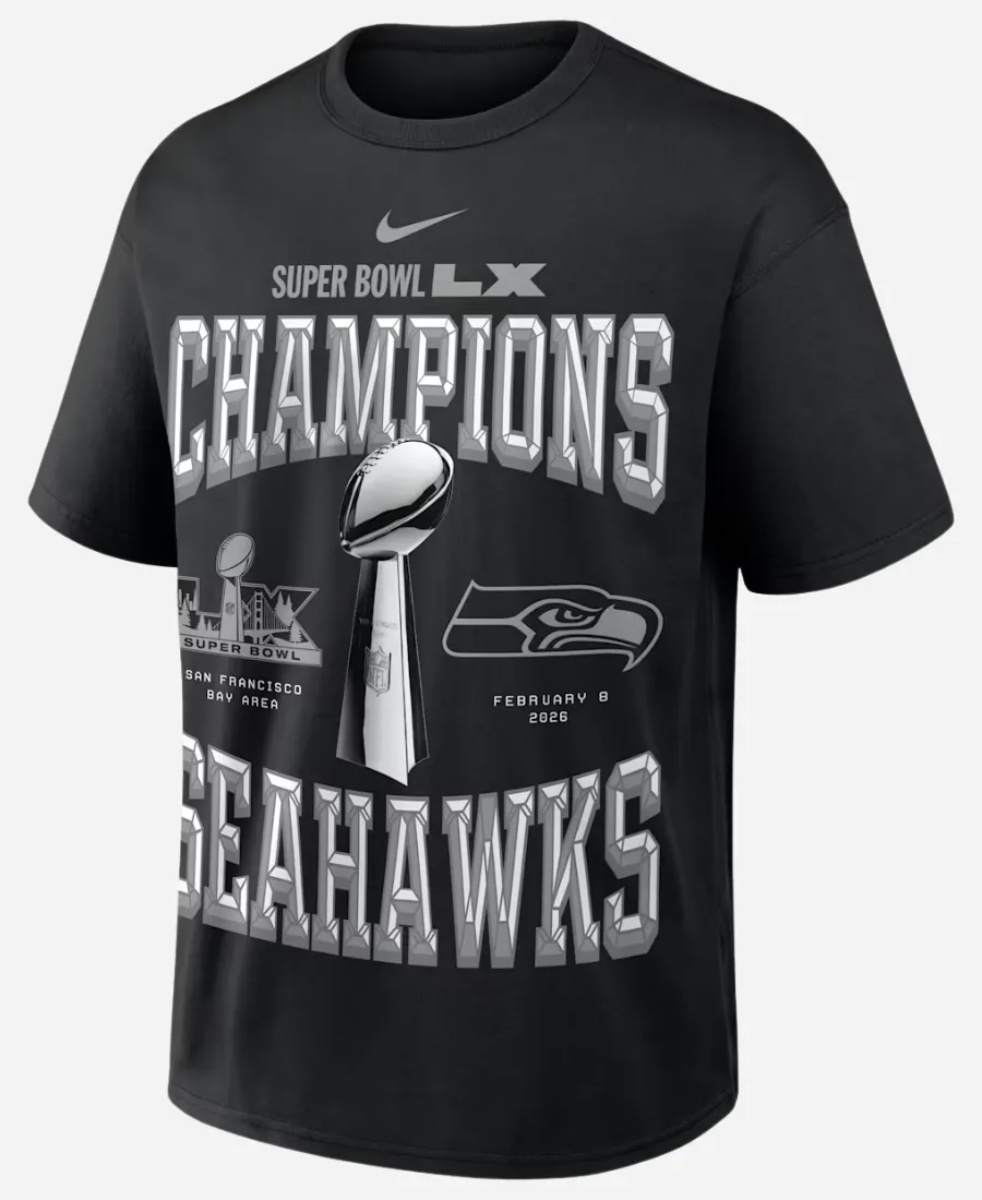 Seahawks Super Bowl LX Champions T-Shirt