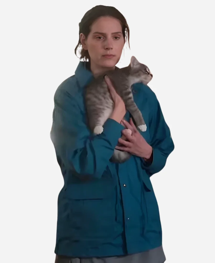 Sorry, Baby 2025 Eva Victor Blue Jacket