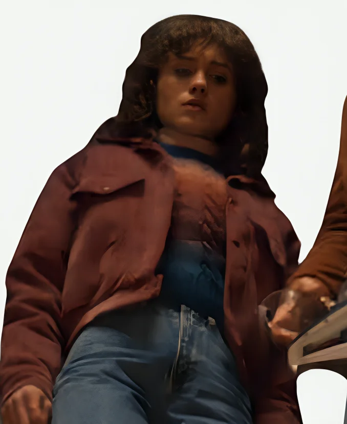 Stranger Things S05 Nancy Wheeler Marron Jacket