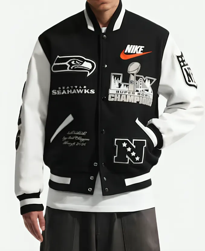 Super Bowl LX Champions Seattle Seahawks Destroyer Jacket