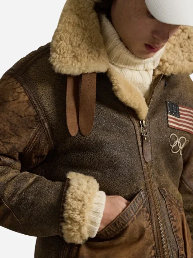 Team USA 2026 Shearling Jacket