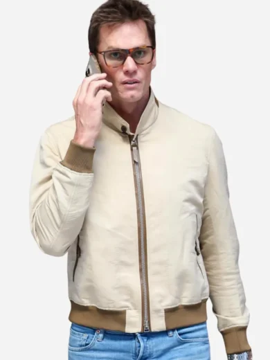 Super Bowl LX Tom Brady Beige Jacket