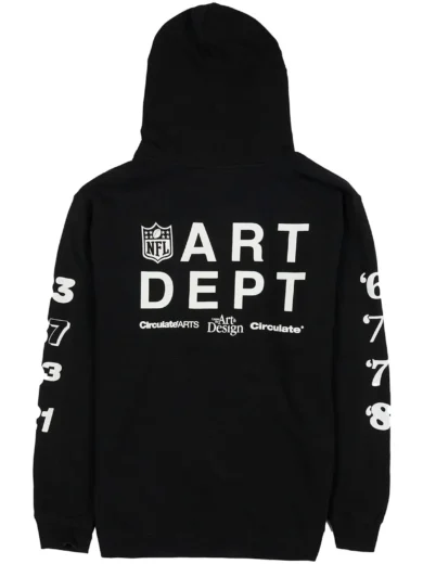 Men's Black Super Bowl LVI Art Department Pullover Hoodie