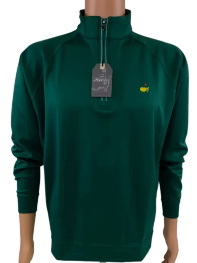Masters Performance Tech Green 1/4 Zip with Light Green Pullover