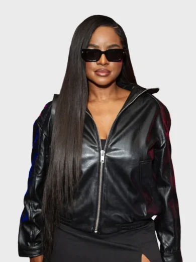 Keisha Buchanan O2 Arena Leather Jacket