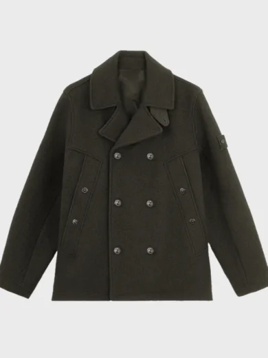 NYC David Harbour Maya Hawke’s Wedding Green Coat