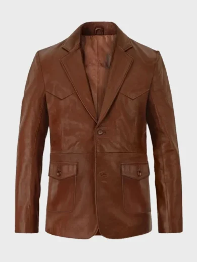 Dark Winds S04 Premiere Luke Barnett Leather Jacket