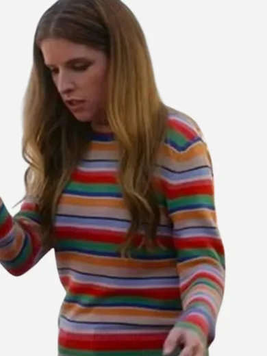 Another Simple Favor 2025 Anna Kendrick Striped Sweater