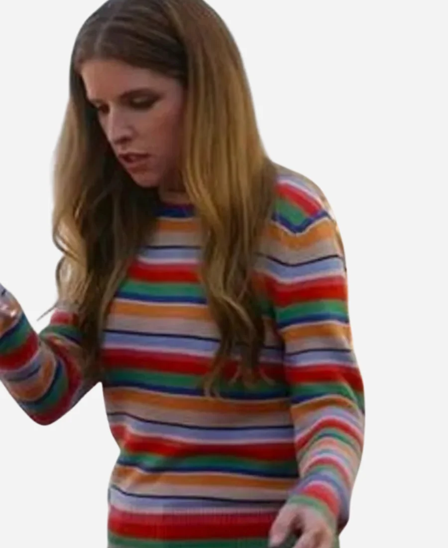 Another Simple Favor 2025 Anna Kendrick Striped Sweater