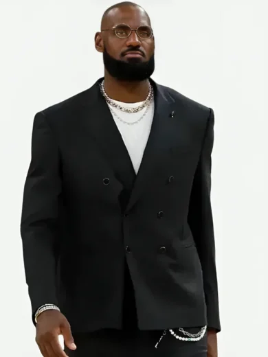 LeBron James Warriors V Lakers Black Blazer