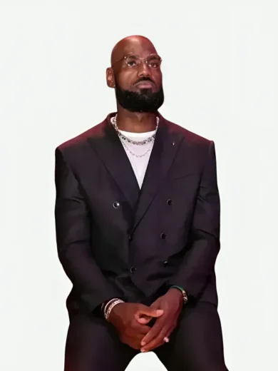 LeBron James Warriors V Lakers Black Blazer