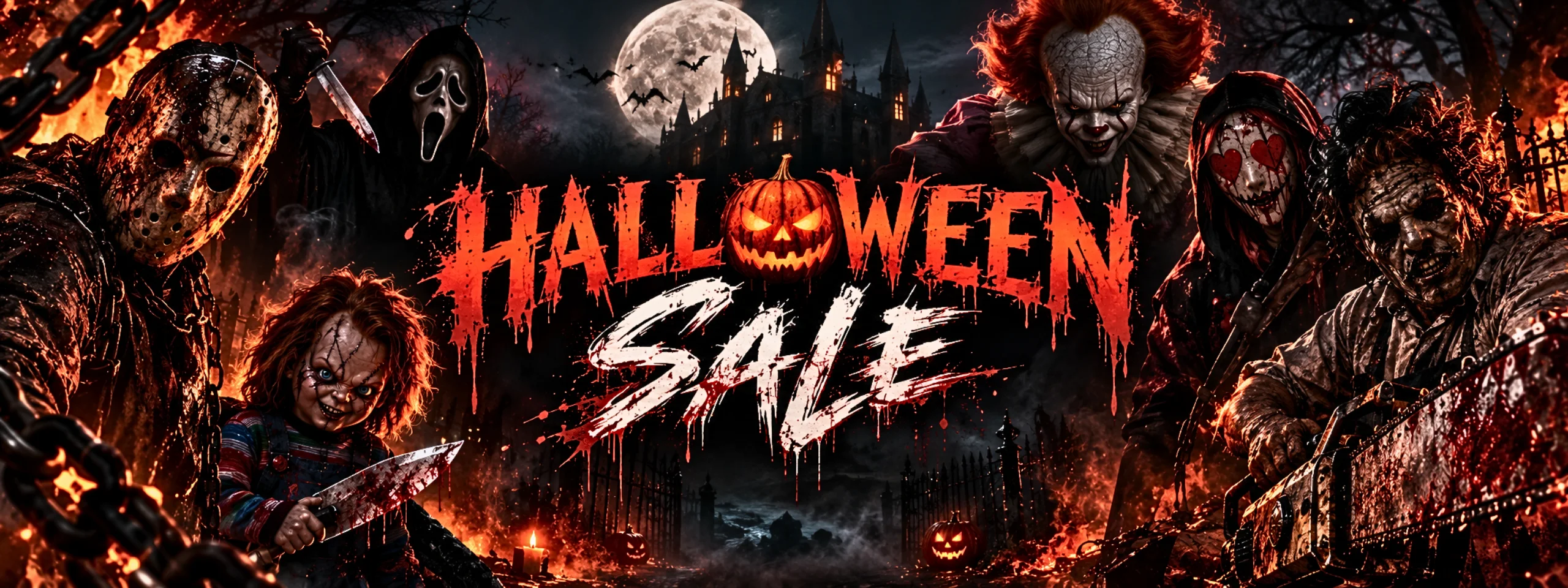 halloween sale banner
